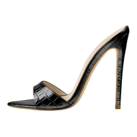 Thumbnail for Patent Leather Peep Toe Slip On High Heels For Women -, Peep Toe High Heels , Drestiny , 10, 11, 12, 13, 14, 15, 5, 6, 7, 8, 9, 9.5, Australia, Black, Fuchsia, Gold, Grey, Heels, Red, Sandals, Silver, United Kingdom, United States, White , Drestiny , www.shopdrestiny.com