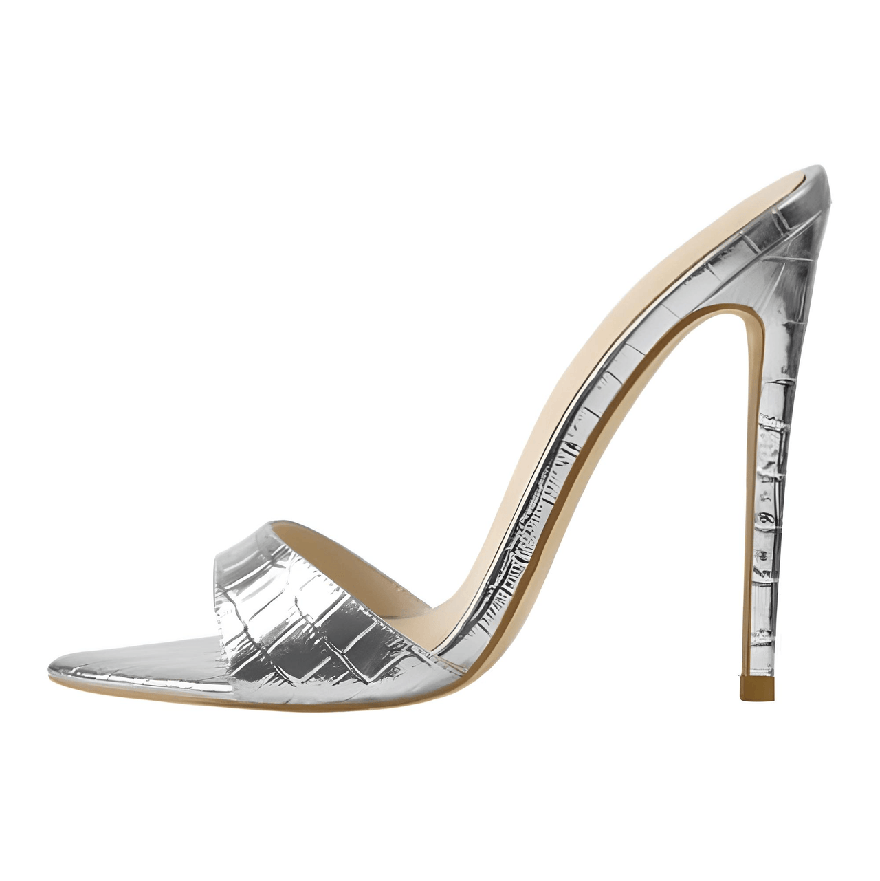 Patent Leather Peep Toe Slip On High Heels For Women -, Peep Toe High Heels , Drestiny , 10, 11, 12, 13, 14, 15, 5, 6, 7, 8, 9, 9.5, Australia, Black, Fuchsia, Gold, Grey, Heels, Red, Sandals, Silver, United Kingdom, United States, White , Drestiny , www.shopdrestiny.com
