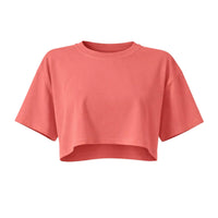 Thumbnail for Pink crop top on a white background