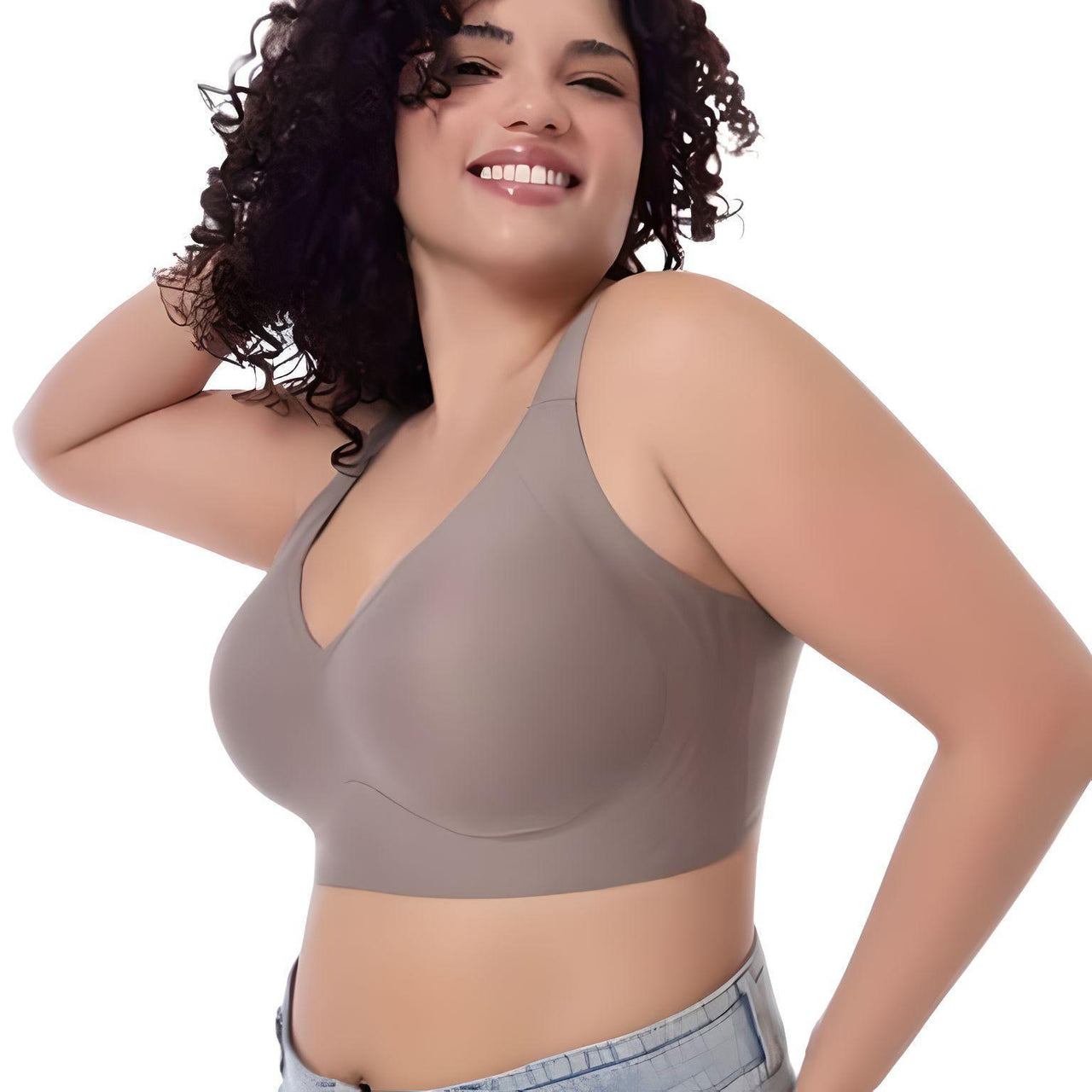 Plus Size Push-UP Bra for Women Seamless Bras Thin Cup Wireless Bralette Sexy Brassiere M-6XL, Drestiny, Bras, Plus Size Bras, M, L, XL, XXL, 2XL, 3XL, 4XL, 5XL, 6XL, Coffee, Beige, Black, United States, USA, Canada, Australia, New Zealand, United Kingdom, UK, plus size push up bra, full figure push up bra, push up bra for plus size women,comfortable plus size push up bra, push up bra for larger sizes, fuller figure push up bra, extra lift plus size bra, padded plus size bra push up, shopdrestiny.com