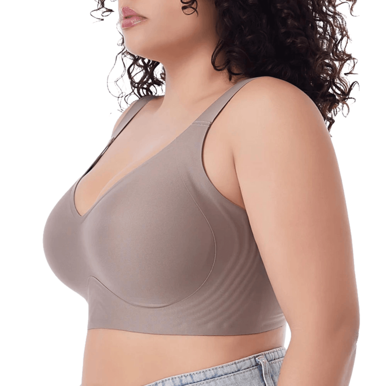 Plus Size Push-UP Bra for Women Seamless Bras Thin Cup Wireless Bralette Sexy Brassiere M-6XL, Drestiny, Bras, Plus Size Bras, M, L, XL, XXL, 2XL, 3XL, 4XL, 5XL, 6XL, Coffee, Beige, Black, United States, USA, Canada, Australia, New Zealand, United Kingdom, UK, plus size push up bra, full figure push up bra, push up bra for plus size women,comfortable plus size push up bra, push up bra for larger sizes, fuller figure push up bra, extra lift plus size bra, padded plus size bra push up, shopdrestiny.com