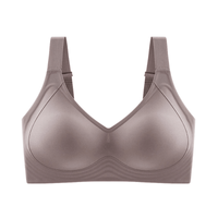 Thumbnail for Plus Size Push-UP Bra for Women Seamless Bras Thin Cup Wireless Bralette Sexy Brassiere M-6XL, Drestiny, Bras, Plus Size Bras, M, L, XL, XXL, 2XL, 3XL, 4XL, 5XL, 6XL, Coffee, Beige, Black, United States, USA, Canada, Australia, New Zealand, United Kingdom, UK, plus size push up bra, full figure push up bra, push up bra for plus size women,comfortable plus size push up bra, push up bra for larger sizes, fuller figure push up bra, extra lift plus size bra, padded plus size bra push up, shopdrestiny.com