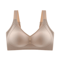 Thumbnail for Plus Size Push-UP Bra for Women Seamless Bras Thin Cup Wireless Bralette Sexy Brassiere M-6XL, Drestiny, Bras, Plus Size Bras, M, L, XL, XXL, 2XL, 3XL, 4XL, 5XL, 6XL, Coffee, Beige, Black, United States, USA, Canada, Australia, New Zealand, United Kingdom, UK, plus size push up bra, full figure push up bra, push up bra for plus size women,comfortable plus size push up bra, push up bra for larger sizes, fuller figure push up bra, extra lift plus size bra, padded plus size bra push up, shopdrestiny.com