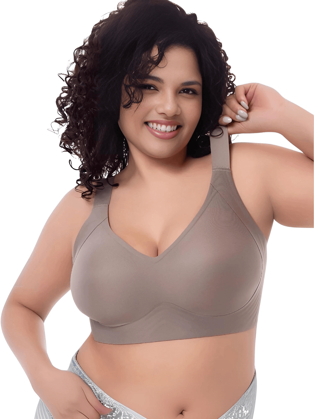 Plus Size Push-UP Bra for Women Seamless Bras Thin Cup Wireless Bralette Sexy Brassiere M-6XL, Drestiny, Bras, Plus Size Bras, M, L, XL, XXL, 2XL, 3XL, 4XL, 5XL, 6XL, Coffee, Beige, Black, United States, USA, Canada, Australia, New Zealand, United Kingdom, UK, plus size push up bra, full figure push up bra, push up bra for plus size women,comfortable plus size push up bra, push up bra for larger sizes, fuller figure push up bra, extra lift plus size bra, padded plus size bra push up, shopdrestiny.com