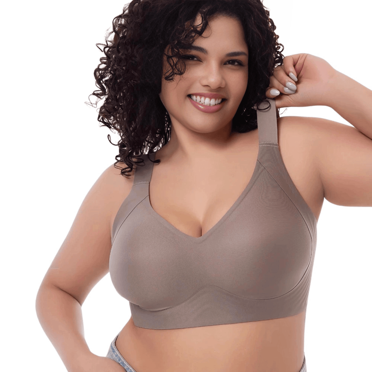 Plus Size Push-UP Bra for Women Seamless Bras Thin Cup Wireless Bralette Sexy Brassiere M-6XL, Drestiny, Bras, Plus Size Bras, M, L, XL, XXL, 2XL, 3XL, 4XL, 5XL, 6XL, Coffee, Beige, Black, United States, USA, Canada, Australia, New Zealand, United Kingdom, UK, plus size push up bra, full figure push up bra, push up bra for plus size women,comfortable plus size push up bra, push up bra for larger sizes, fuller figure push up bra, extra lift plus size bra, padded plus size bra push up, shopdrestiny.com