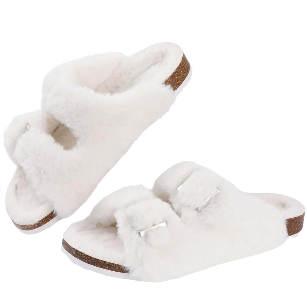 Get cozy with these plush white slippers for women! Shop Drestiny now and enjoy free shipping. Plus, we'll cover the tax! Seen on FOX, NBC, and CBS. Save up to 50% off!