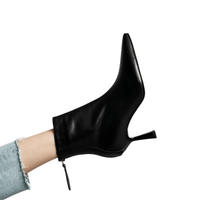 Thumbnail for Cow Leather Pointed Toe High Heels -, High Heels , Drestiny , 10, 4, 5, 6, 6.5, 7.5, 8.5, 9, 9.5, Ankle Boots, Australia, Beige, Black, Boots, Canada, Dark Khaki, Heels, High Heels, New Zealand, Tan, United Kingdom, United States , Drestiny , www.shopdrestiny.com