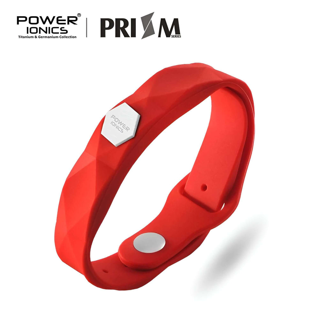 Red Power Ionics Prism Waterproof Ions Germanium Fashion Sports Health Bracelet