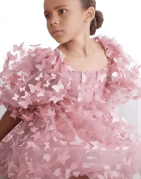 Thumbnail for Princess Lace Butterfly Tutu Puff Sleeve Dress -, Baby & Toddler Dresses , Drestiny , 10T, 12M, 12T, 18M, 2T, 3T, 5T, 7T, Australia, Canada, Dresses, Girls, Pink, Short Sleeves, TD, United Kingdom, United States, White , Drestiny , www.shopdrestiny.com