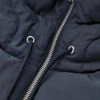 Thumbnail for Puffer Hooded Fake Collar Neck Warmer