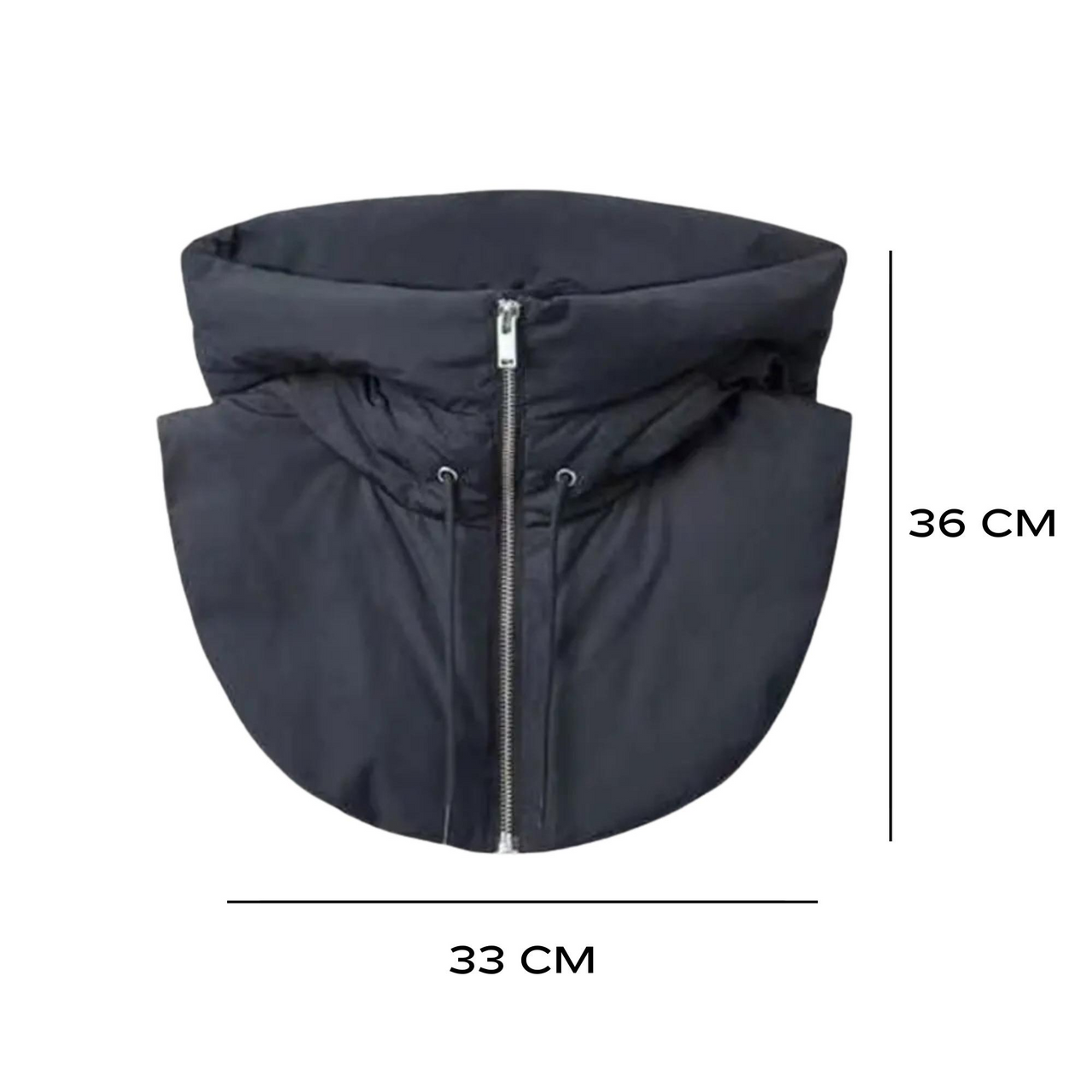 Puffer Hooded Fake Collar Neck Warmer, Drestiny, Hoods, Hats, United States, USA, Canada, Australia, New Zealand, United Kingdom, UK, One Size,  Blue, Orange, Green, Pink, Black, Beige, Red, Khaki, Green Yellow, Quilted Puffer Balaclava Hood, Detachable Hooded Scarf, Puffer Hooded Dickey, Insulated Hood Neck Warmer, Padded Hooded Snood, shopdrestiny.com