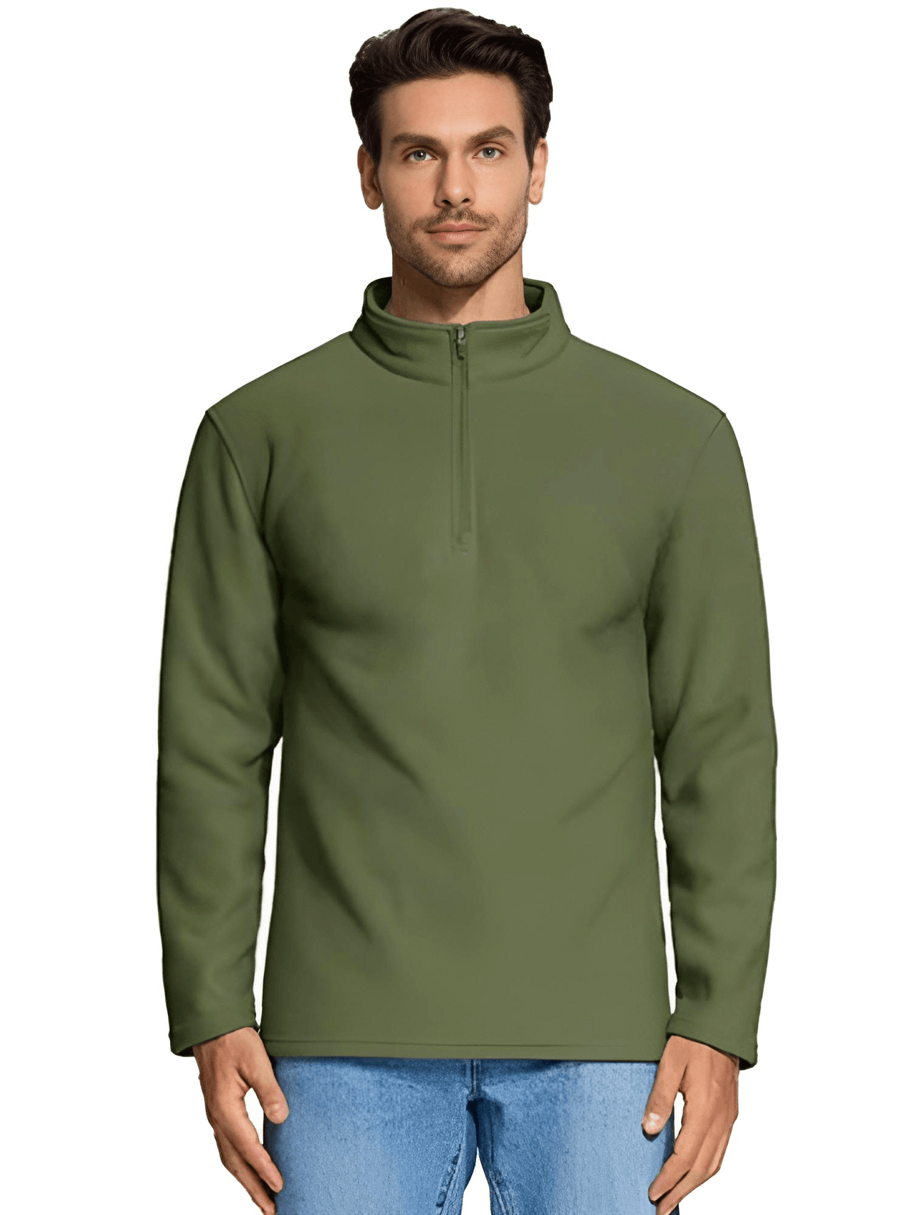 Quarter-Zip Pullover Tops Mens Fleece Sweatshirts -, Sweatshirts , Drestiny , Apricot, Army Green, Australia, Beige, Black, Blue, Brown, Canada, Dark Blue, Dark Grey, Green, Khaki, L, Light Blue, Light Grey, Light Purple, M, Navy, New Zealand, Pink, Pullovers, S, Sweaters, Sweatshirts, United Kingdom, United States, Wine Red, XL, XXL, XXXL, Yellow , Drestiny , www.shopdrestiny.com