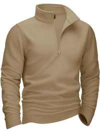 Thumbnail for Quarter-Zip Pullover Tops Mens Fleece Sweatshirts -, Sweatshirts , Drestiny , Apricot, Army Green, Australia, Beige, Black, Blue, Brown, Canada, Dark Blue, Dark Grey, Green, Khaki, L, Light Blue, Light Grey, Light Purple, M, Navy, New Zealand, Pink, Pullovers, S, Sweaters, Sweatshirts, United Kingdom, United States, Wine Red, XL, XXL, XXXL, Yellow , Drestiny , www.shopdrestiny.com