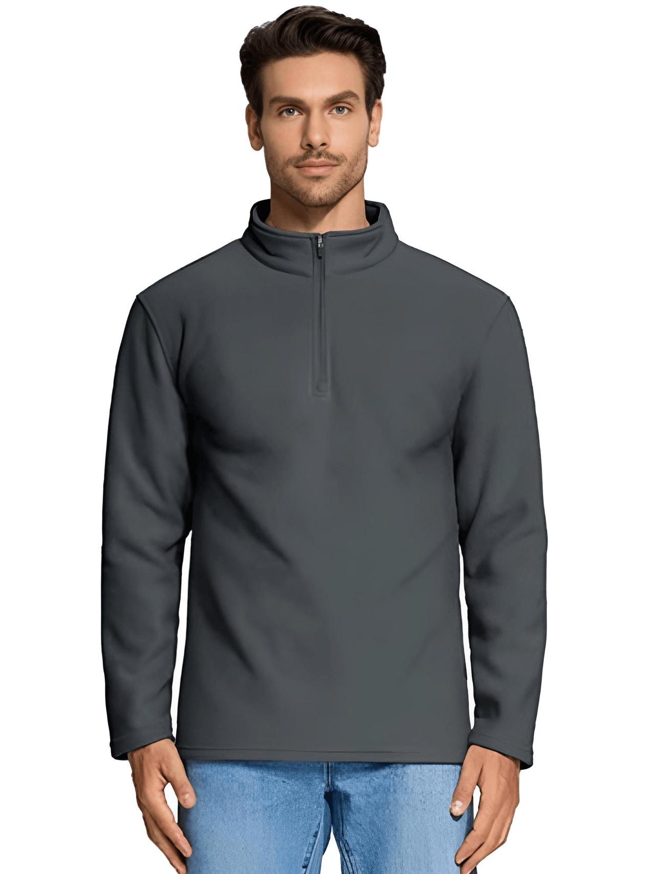 Quarter-Zip Pullover Tops Mens Fleece Sweatshirts -, Sweatshirts , Drestiny , Apricot, Army Green, Australia, Beige, Black, Blue, Brown, Canada, Dark Blue, Dark Grey, Green, Khaki, L, Light Blue, Light Grey, Light Purple, M, Navy, New Zealand, Pink, Pullovers, S, Sweaters, Sweatshirts, United Kingdom, United States, Wine Red, XL, XXL, XXXL, Yellow , Drestiny , www.shopdrestiny.com