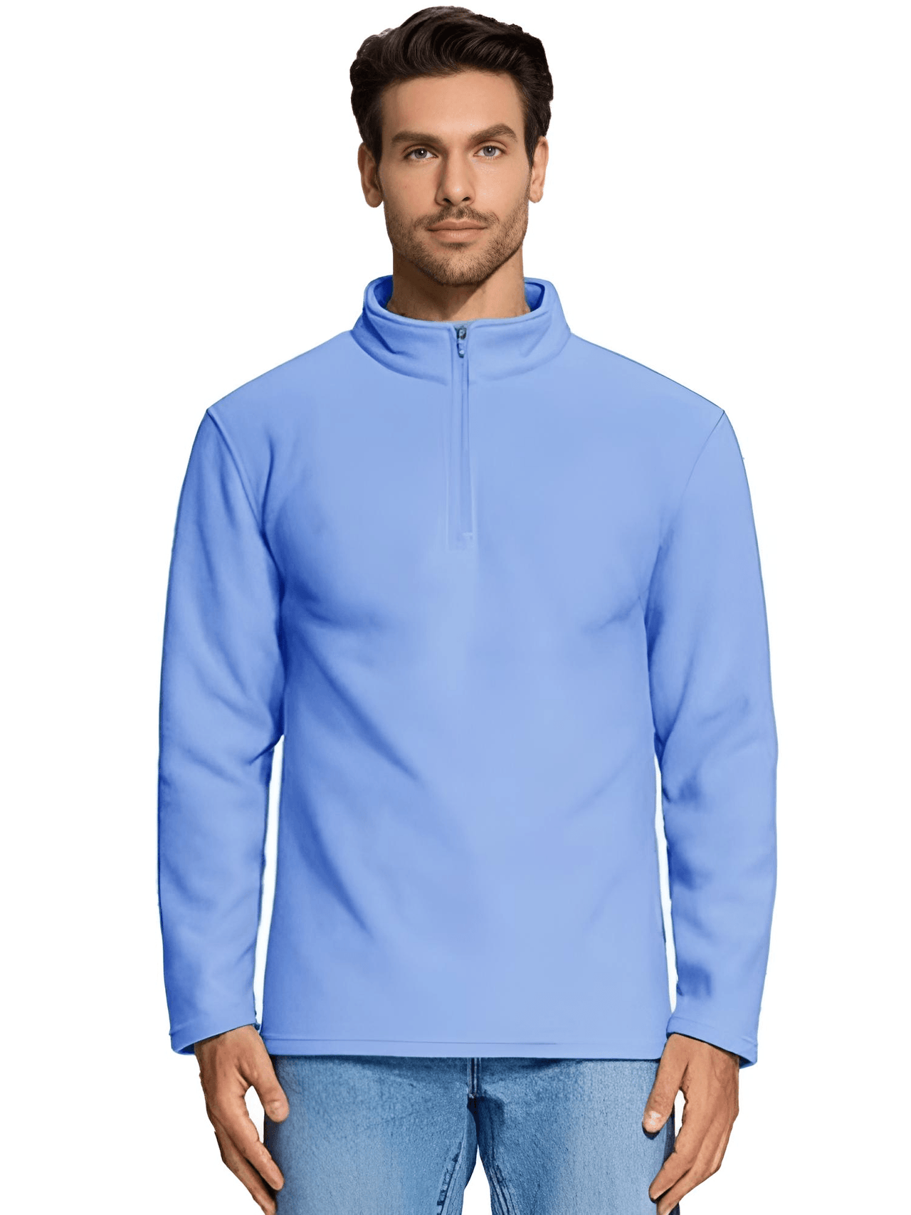 Quarter-Zip Pullover Tops Mens Fleece Sweatshirts -, Sweatshirts , Drestiny , Apricot, Army Green, Australia, Beige, Black, Blue, Brown, Canada, Dark Blue, Dark Grey, Green, Khaki, L, Light Blue, Light Grey, Light Purple, M, Navy, New Zealand, Pink, Pullovers, S, Sweaters, Sweatshirts, United Kingdom, United States, Wine Red, XL, XXL, XXXL, Yellow , Drestiny , www.shopdrestiny.com