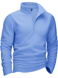 Thumbnail for Quarter-Zip Pullover Tops Mens Fleece Sweatshirts -, Sweatshirts , Drestiny , Apricot, Army Green, Australia, Beige, Black, Blue, Brown, Canada, Dark Blue, Dark Grey, Green, Khaki, L, Light Blue, Light Grey, Light Purple, M, Navy, New Zealand, Pink, Pullovers, S, Sweaters, Sweatshirts, United Kingdom, United States, Wine Red, XL, XXL, XXXL, Yellow , Drestiny , www.shopdrestiny.com