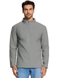Thumbnail for Quarter-Zip Pullover Tops Mens Fleece Sweatshirts -, Sweatshirts , Drestiny , Apricot, Army Green, Australia, Beige, Black, Blue, Brown, Canada, Dark Blue, Dark Grey, Green, Khaki, L, Light Blue, Light Grey, Light Purple, M, Navy, New Zealand, Pink, Pullovers, S, Sweaters, Sweatshirts, United Kingdom, United States, Wine Red, XL, XXL, XXXL, Yellow , Drestiny , www.shopdrestiny.com