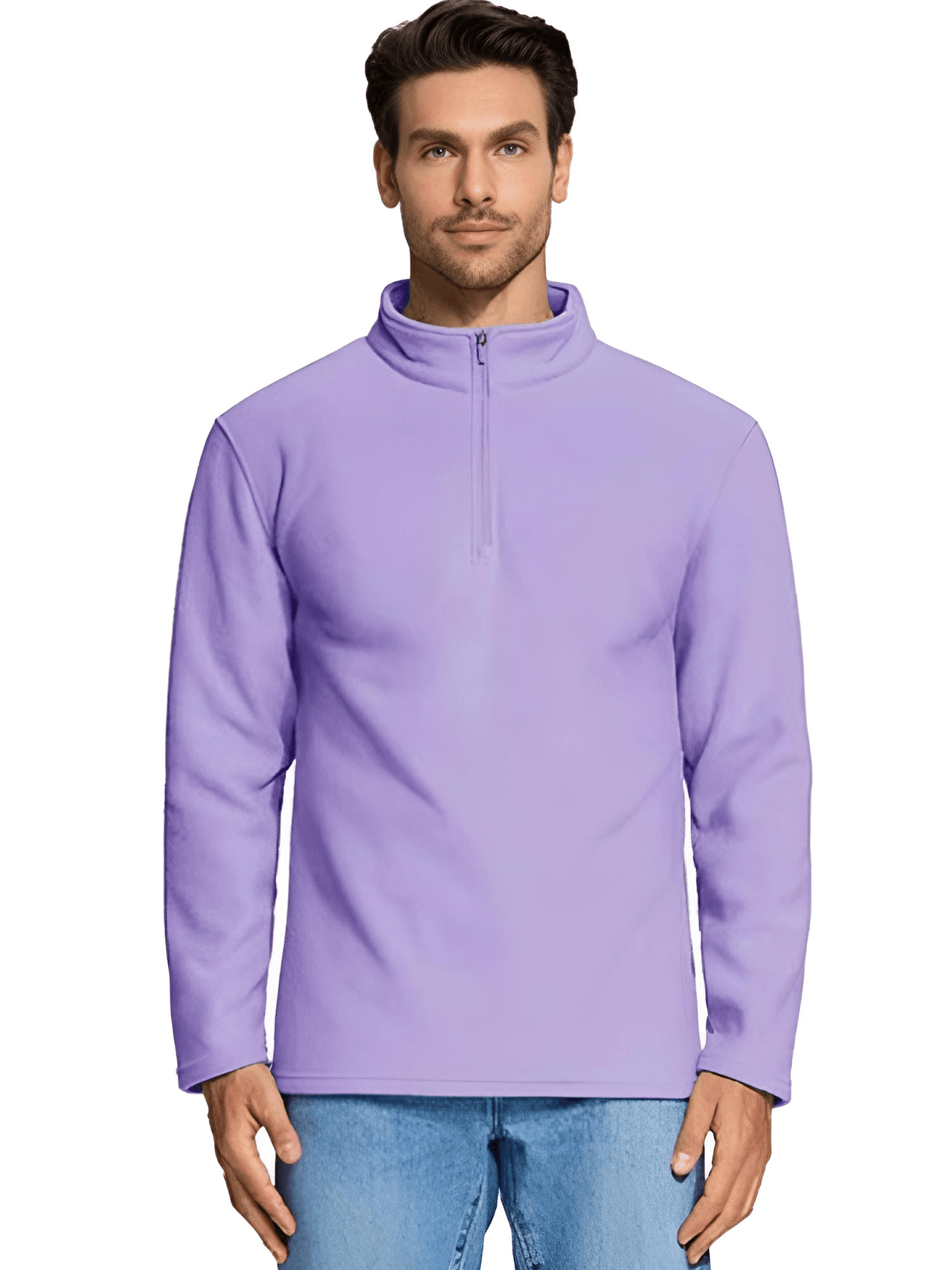 Quarter-Zip Pullover Tops Mens Fleece Sweatshirts -, Sweatshirts , Drestiny , Apricot, Army Green, Australia, Beige, Black, Blue, Brown, Canada, Dark Blue, Dark Grey, Green, Khaki, L, Light Blue, Light Grey, Light Purple, M, Navy, New Zealand, Pink, Pullovers, S, Sweaters, Sweatshirts, United Kingdom, United States, Wine Red, XL, XXL, XXXL, Yellow , Drestiny , www.shopdrestiny.com
