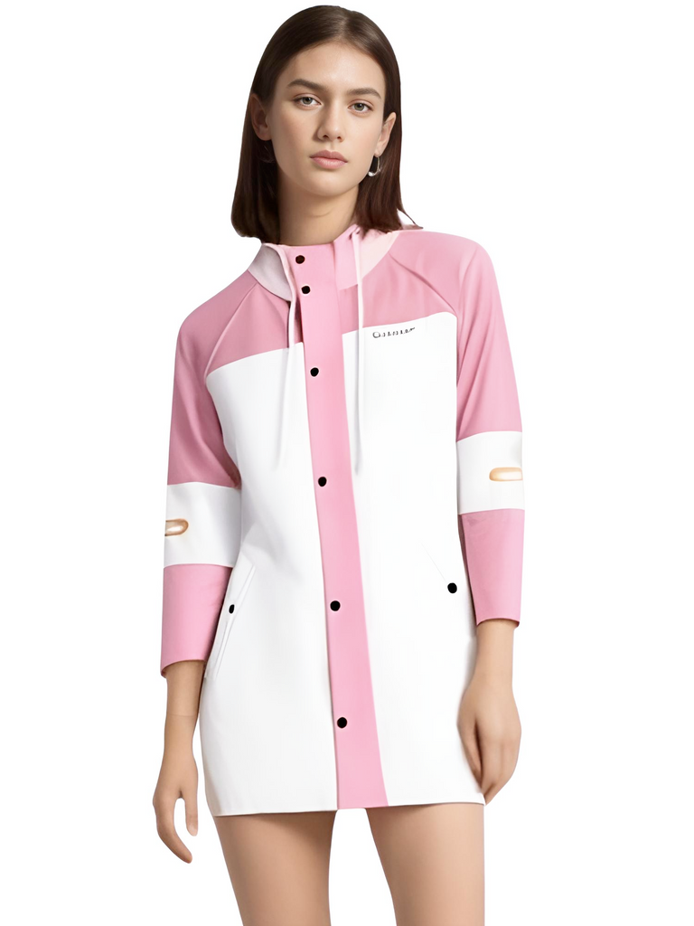 Stay dry in style with Rainfreem Long Pink Hooded Raincoat! Shop Drestiny for free shipping and tax covered. Seen on FOX/NBC/CBS. Save up to 50% now!