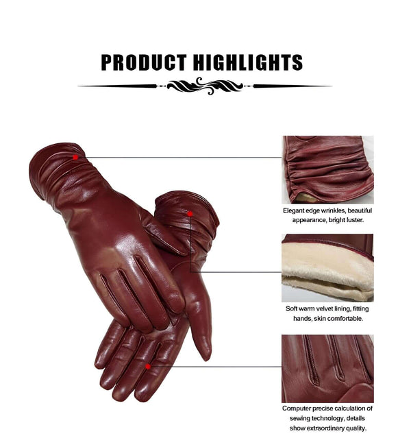 Stylish real leather gloves for women at Drestiny. Enjoy free shipping and let us cover the tax! Seen on FOX, NBC, and CBS. Save up to 50% now.
