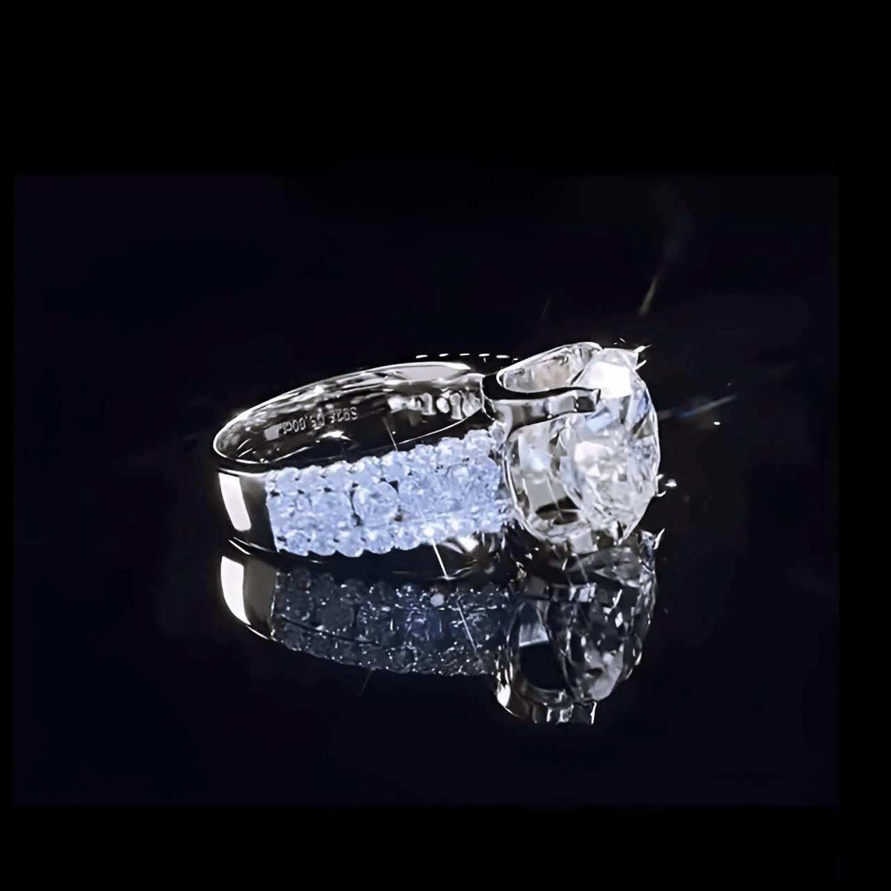 Real 2-Carat Moissanite Ring For Women 8mm 925 Sterling Silver Band D Color VVS Diamond Engagement Fine Jewelry With GRA, Drestiny, Rings, White, Silver, Green, 3-Carat, 5-Carat, United States, USA, Canada, Australia, New Zealand, United Kingdom, UK, moissanite engagement ring, moissanite rings for women, moissanite wedding band, moissanite ring, affordable moissanite rings, moissanite wedding ring, affordable moissanite engagement rings, shopdrestiny.com