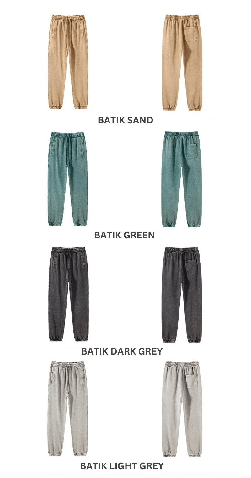 Retro Men's Batik Washed Sweatpants Loose Heavy Weight 420gsm Solid Joggers Pants Autumn Winter, Drestiny, Sweatpants, Joggers, Casual Pants, Jeans, Men's Retro Jeans, Men's Urban Jeans, Men's Colored Jeans, Green, Dark Grey, Light Grey, Sand, Purple, Deep Pink, Black, Brown, S, M, L, XL, XXL, 2XL, United States, Canada, Australia, New Zealand, United Kingdom, shopdrestiny.com