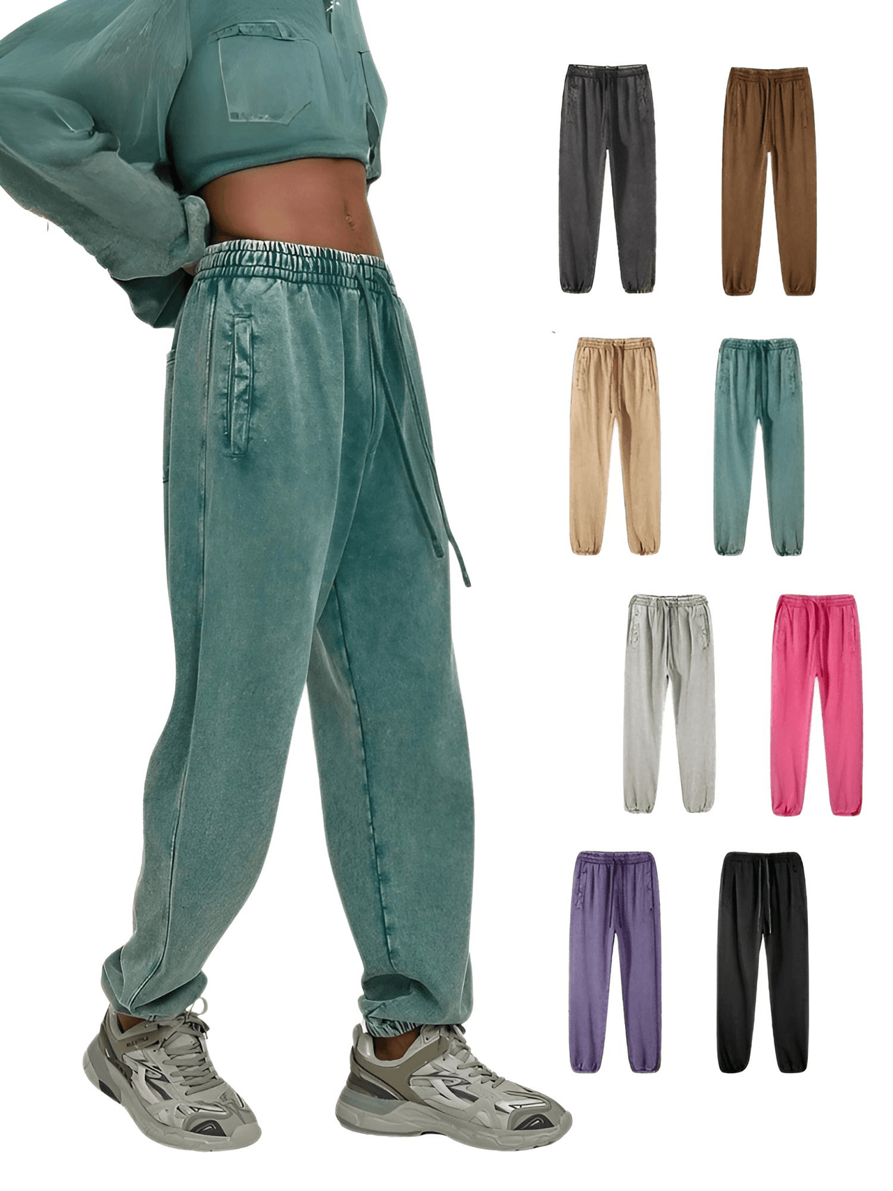 Retro Men's Batik Washed Sweatpants Loose Heavy Weight 420gsm Solid Joggers Pants Autumn Winter, Drestiny, Sweatpants, Joggers, Casual Pants, Jeans, Men's Retro Jeans, Men's Urban Jeans, Men's Colored Jeans, Green, Dark Grey, Light Grey, Sand, Purple, Deep Pink, Black, Brown, S, M, L, XL, XXL, 2XL, United States, Canada, Australia, New Zealand, United Kingdom, shopdrestiny.com