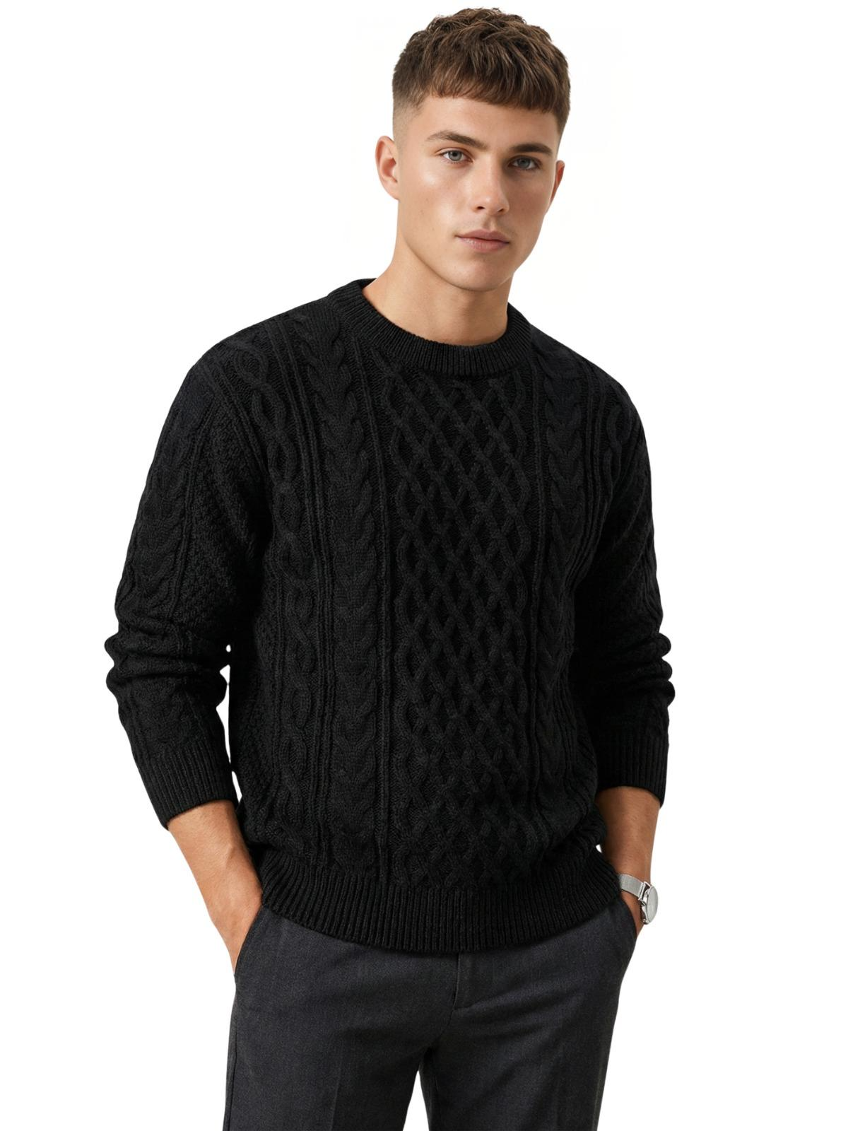 Retro Knitted Pullover Sweaters For Men
