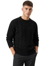 Thumbnail for Retro Knitted Pullover Sweaters For Men