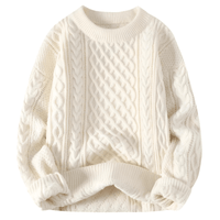 Thumbnail for Retro Knitted Pullover Sweaters For Men -, Sweater , Drestiny , Australia, Beige, Black, Brown, FR, Grey, L, Light Green, M, Navy, New Zealand, Pullovers, Red, Sweaters, United Kingdom, United States, XL, XXL, XXXL , Drestiny , www.shopdrestiny.com