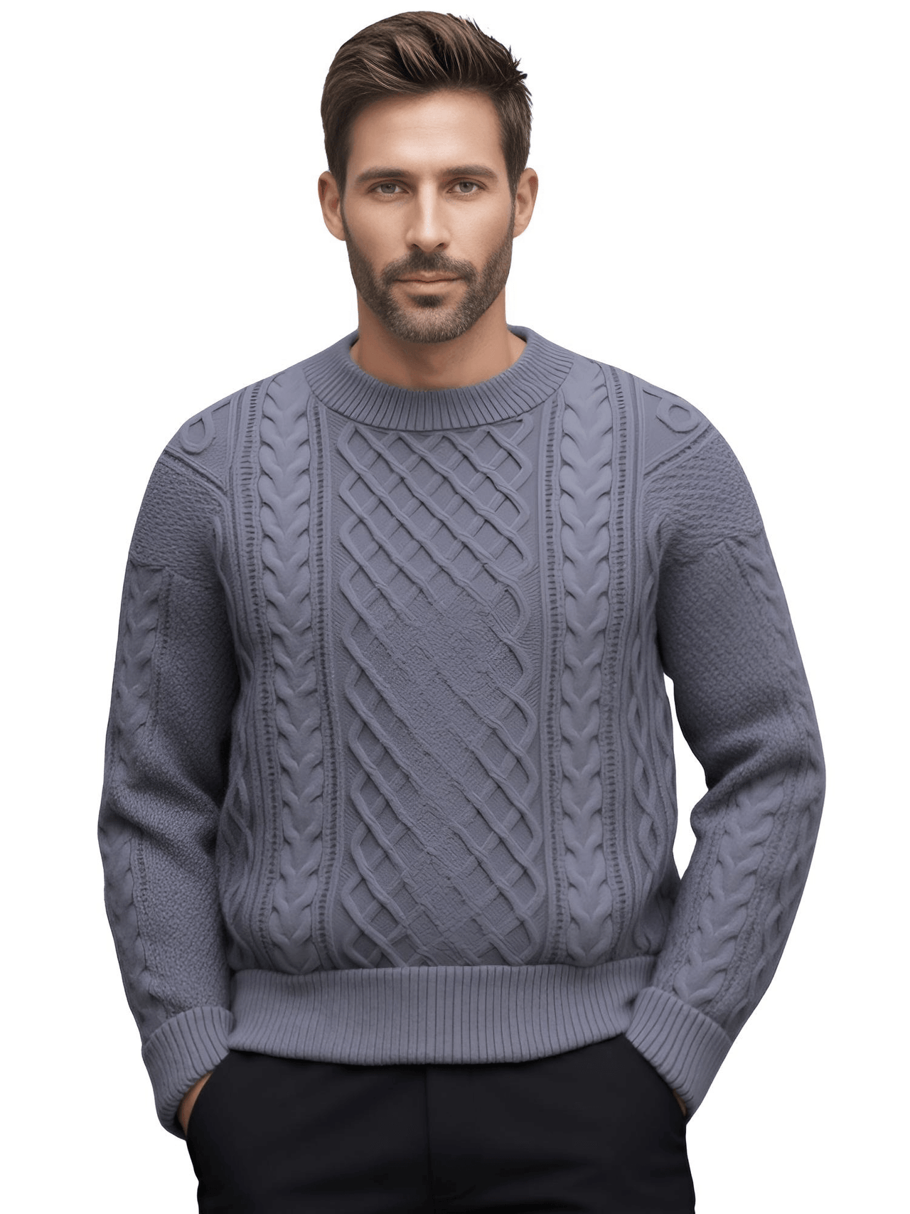Retro Knitted Pullover Sweaters For Men