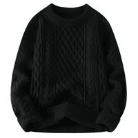 Thumbnail for Retro Knitted Pullover Sweaters For Men -, Sweater , Drestiny , Australia, Beige, Black, Brown, FR, Grey, L, Light Green, M, Navy, New Zealand, Pullovers, Red, Sweaters, United Kingdom, United States, XL, XXL, XXXL , Drestiny , www.shopdrestiny.com