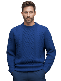 Thumbnail for Retro Knitted Pullover Sweaters For Men -, Sweater , Drestiny , Australia, Beige, Black, Brown, FR, Grey, L, Light Green, M, Navy, New Zealand, Pullovers, Red, Sweaters, United Kingdom, United States, XL, XXL, XXXL , Drestiny , www.shopdrestiny.com