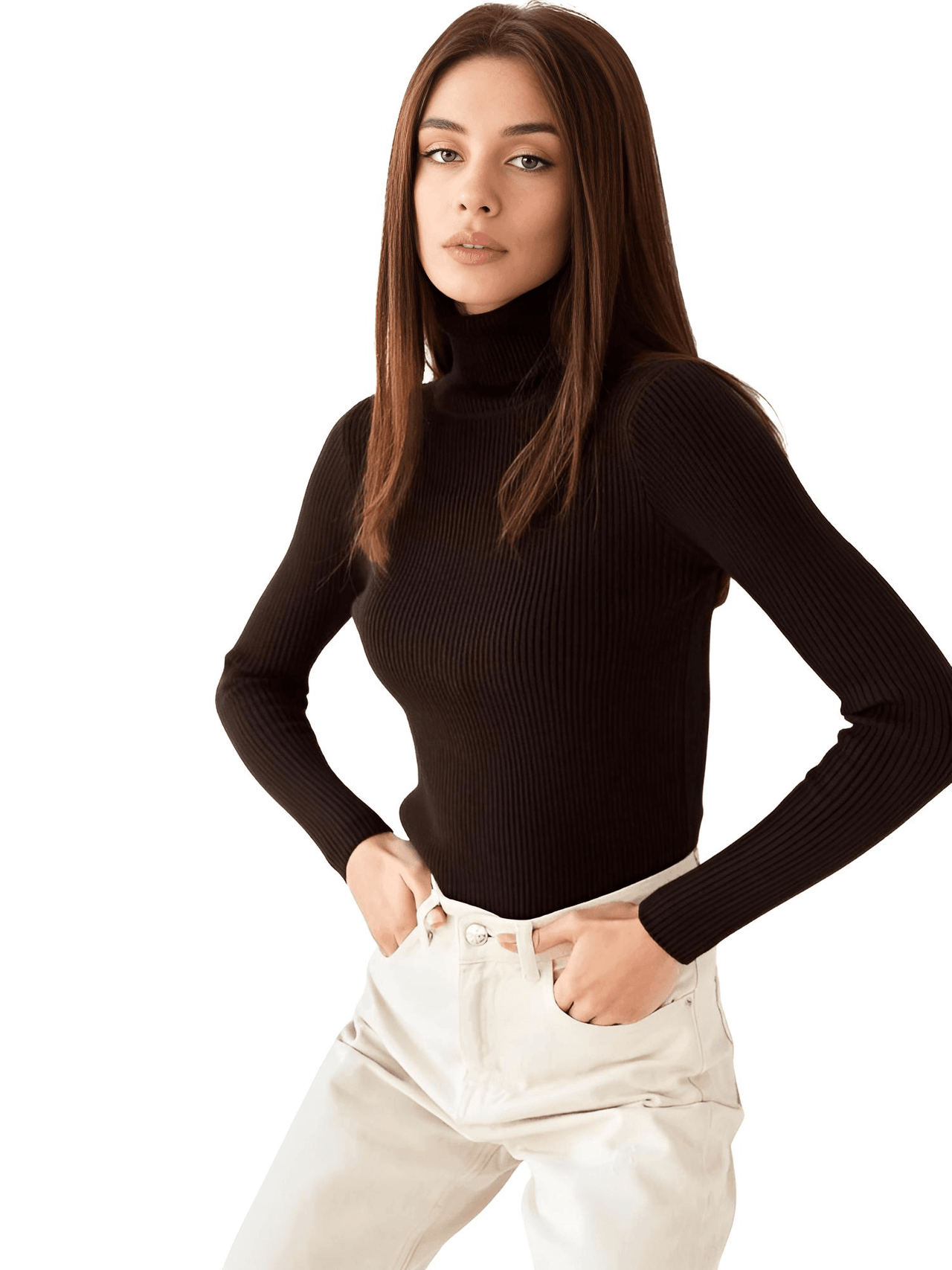 Rib Knit Turtleneck Sweaters For Women - In 24 Colors! -, Turtleneck , Drestiny , Apricot, Australia, Avocado Green, Black, Blue, Canada, Caramel, Casual Shirts, Dark Brown, Dark Green, Deep Pink, Dress Shirts, Gender_Women, Grey, Haze Blue, Khaki, Light Blue, Light Purple, Long Sleeves, Mauve Red, Navy, New Zealand, Orange, Pink, Pullovers, Purple, Red, Sky Blue, Turtlenecks, United Kingdom, United States, Watermelon Red, White, Wine Red, Yellow , Drestiny , www.shopdrestiny.com