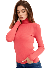 Thumbnail for Rib Knit Turtleneck Sweaters For Women - In 24 Colors! -, Turtleneck , Drestiny , Apricot, Australia, Avocado Green, Black, Blue, Canada, Caramel, Casual Shirts, Dark Brown, Dark Green, Deep Pink, Dress Shirts, Gender_Women, Grey, Haze Blue, Khaki, Light Blue, Light Purple, Long Sleeves, Mauve Red, Navy, New Zealand, Orange, Pink, Pullovers, Purple, Red, Sky Blue, Turtlenecks, United Kingdom, United States, Watermelon Red, White, Wine Red, Yellow , Drestiny , www.shopdrestiny.com