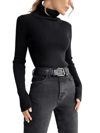 Thumbnail for Rib Knit Turtleneck Sweaters For Women - In 24 Colors! -, Turtleneck , Drestiny , Apricot, Australia, Avocado Green, Black, Blue, Canada, Caramel, Casual Shirts, Dark Brown, Dark Green, Deep Pink, Dress Shirts, Gender_Women, Grey, Haze Blue, Khaki, Light Blue, Light Purple, Long Sleeves, Mauve Red, Navy, New Zealand, Orange, Pink, Pullovers, Purple, Red, Sky Blue, Turtlenecks, United Kingdom, United States, Watermelon Red, White, Wine Red, Yellow , Drestiny , www.shopdrestiny.com