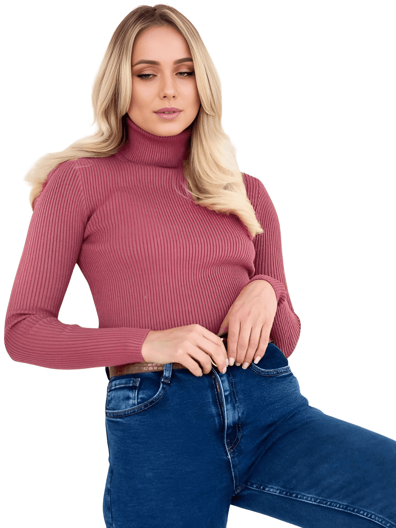 Rib Knit Turtleneck Sweaters For Women - In 24 Colors! -, Turtleneck , Drestiny , Apricot, Australia, Avocado Green, Black, Blue, Canada, Caramel, Casual Shirts, Dark Brown, Dark Green, Deep Pink, Dress Shirts, Gender_Women, Grey, Haze Blue, Khaki, Light Blue, Light Purple, Long Sleeves, Mauve Red, Navy, New Zealand, Orange, Pink, Pullovers, Purple, Red, Sky Blue, Turtlenecks, United Kingdom, United States, Watermelon Red, White, Wine Red, Yellow , Drestiny , www.shopdrestiny.com