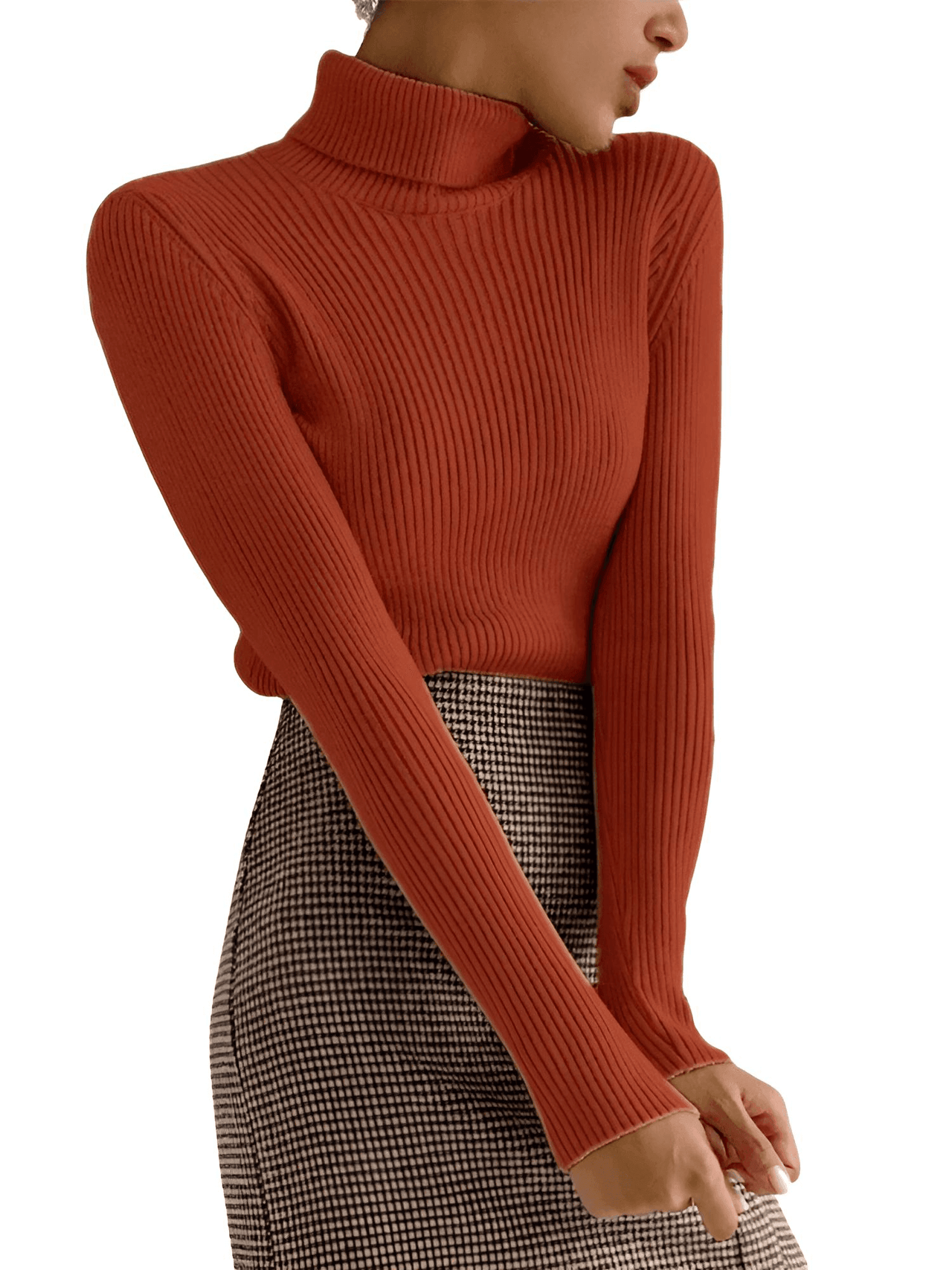 Rib Knit Turtleneck Sweaters For Women - In 24 Colors! -, Turtleneck , Drestiny , Apricot, Australia, Avocado Green, Black, Blue, Canada, Caramel, Casual Shirts, Dark Brown, Dark Green, Deep Pink, Dress Shirts, Gender_Women, Grey, Haze Blue, Khaki, Light Blue, Light Purple, Long Sleeves, Mauve Red, Navy, New Zealand, Orange, Pink, Pullovers, Purple, Red, Sky Blue, Turtlenecks, United Kingdom, United States, Watermelon Red, White, Wine Red, Yellow , Drestiny , www.shopdrestiny.com
