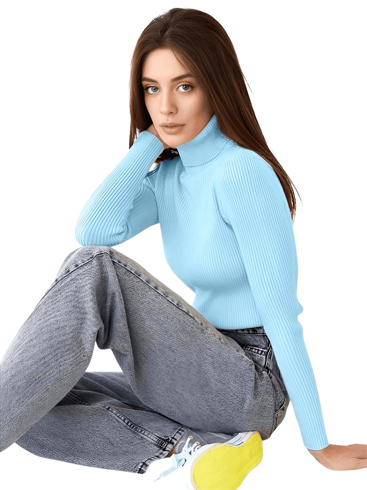 Rib Knit Turtleneck Sweaters For Women - In 24 Colors! -, Turtleneck , Drestiny , Apricot, Australia, Avocado Green, Black, Blue, Canada, Caramel, Casual Shirts, Dark Brown, Dark Green, Deep Pink, Dress Shirts, Gender_Women, Grey, Haze Blue, Khaki, Light Blue, Light Purple, Long Sleeves, Mauve Red, Navy, New Zealand, Orange, Pink, Pullovers, Purple, Red, Sky Blue, Turtlenecks, United Kingdom, United States, Watermelon Red, White, Wine Red, Yellow , Drestiny , www.shopdrestiny.com