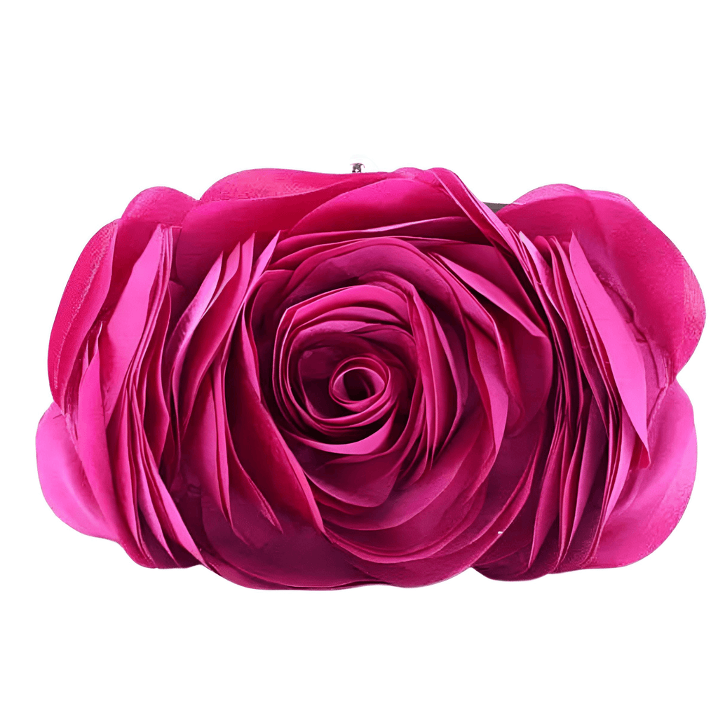 Satin Lined Floral Small Pink Purse For Women