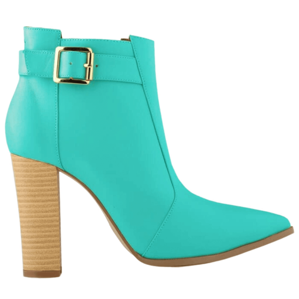 Sexy Teal Ankle Boots For Women