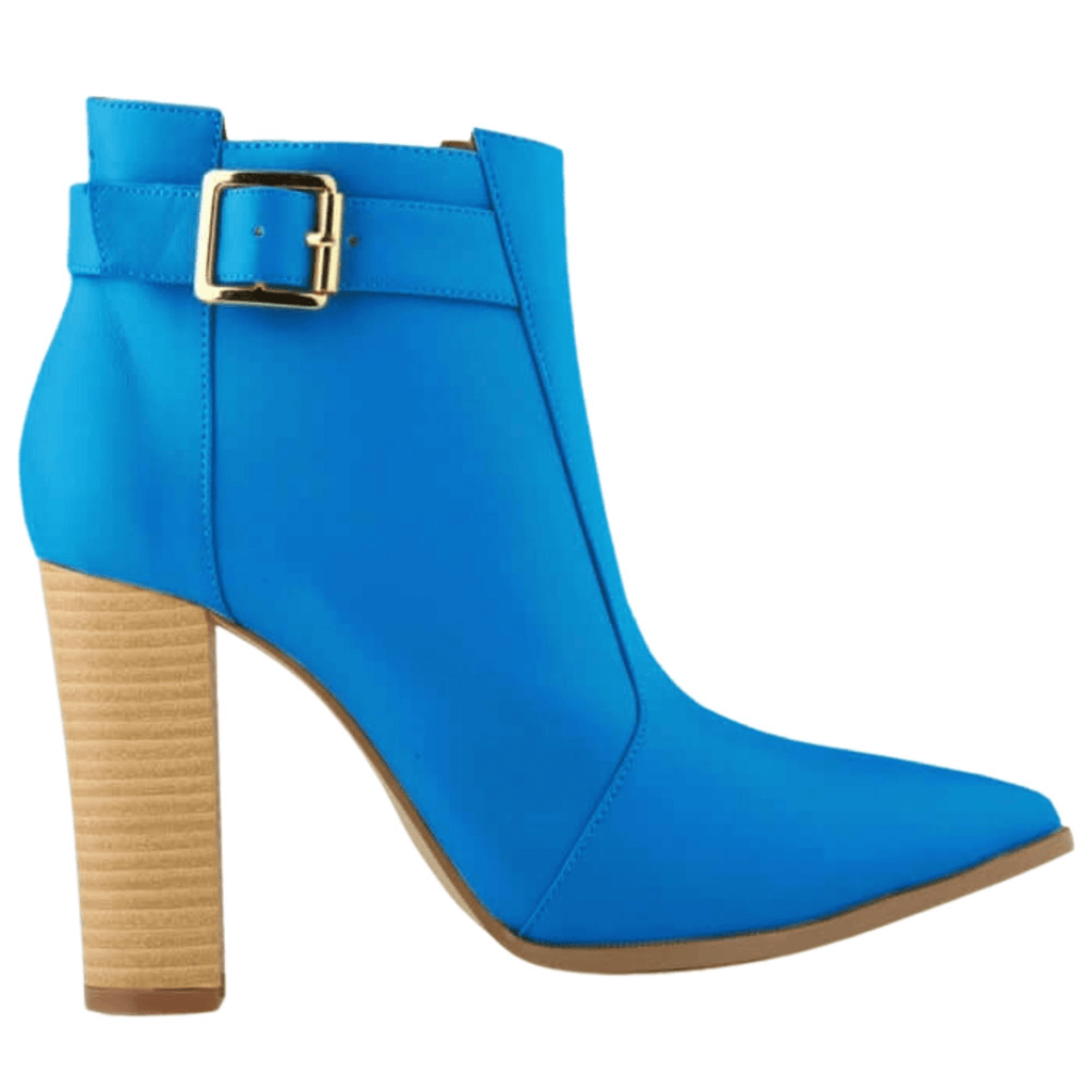 Sexy Klein Blue Ankle Boots For Women
