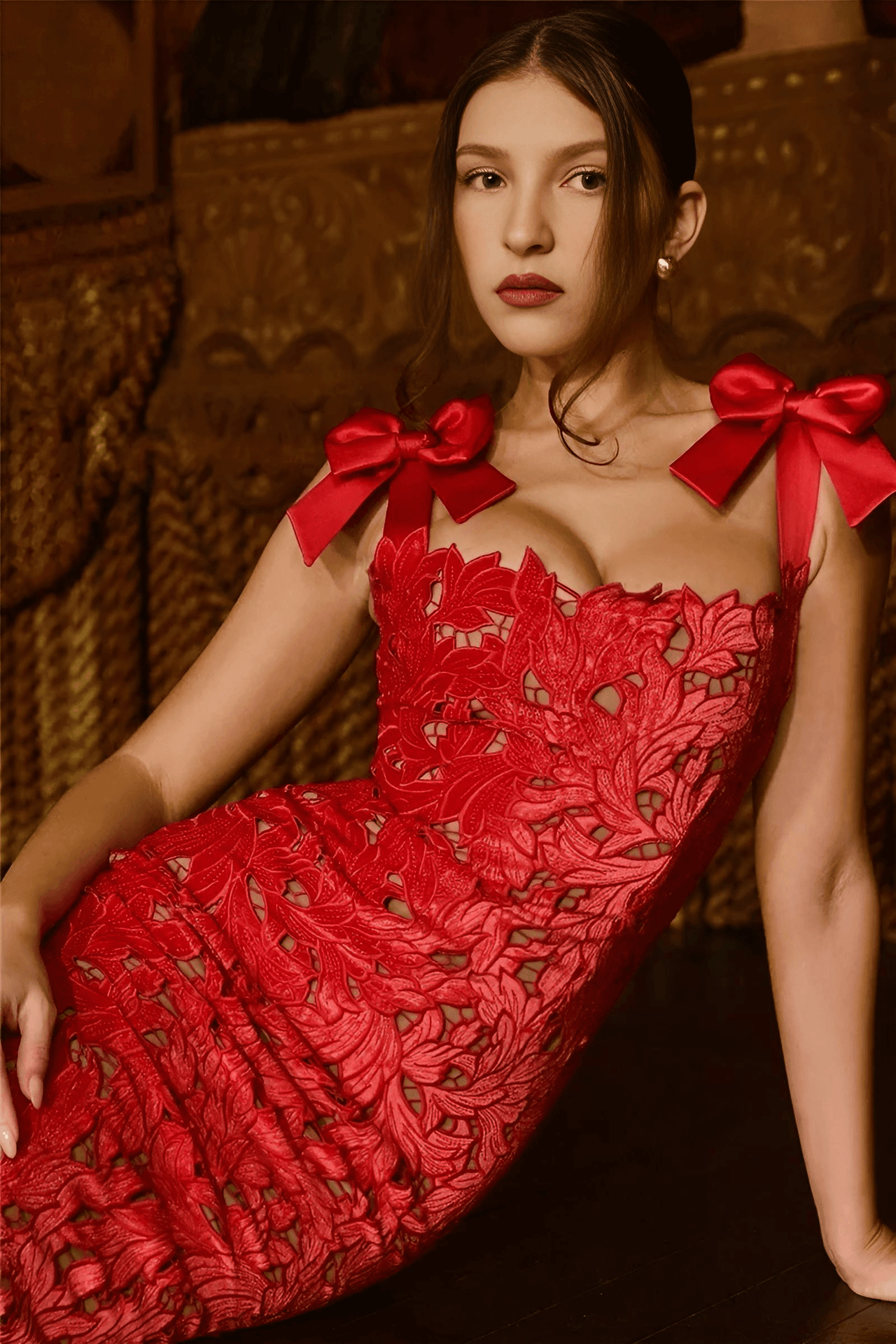 Sexy Bows Lace Maxi Dress For Women Fashion Sleeveless Backless Bodycon Birthday Club Party Long Dress, Black Lace Maxi Dress, Red Lace Maxi Dress, Boho Lace Maxi Dress, Long Lace Dress, Lace Maxi Dress For Wedding Guest, S, M, L, Ankle Length Dresses, Maxi Dresses, Sleeveless, Black, Red, 4, 6, 8, 10, United States, USA, Canada, Australia, New Zealand, United Kingdom, UK, shopdrestiny.com