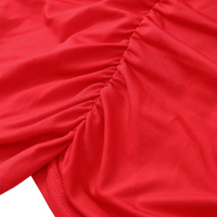 Thumbnail for Sexy Hollow-Out Pleated Mini Dress Women Fashion Solid Half High Collar Long Sleeve Slim Dresses 2026 Lady Party Club Dress, Dresses, Drestiny, Mini Dresses, Long Sleeves, S, M, L, Red, Black, 4, 6, 8, 10, United States, USA, Canada, Australia, New Zealand, United Kingdom, UK, Cutout Pleated Mini Dress, Pleated Mini Dress with Cutouts, Sexy Cut Out Mini Dress, Black Cutout Pleated Dress, Long Sleeve Cutout Mini Dress, shopdrestiny.com