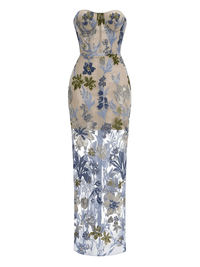 Thumbnail for Sexy Strapless Floral Sequin Dress Women's Luxury Sequins Flower Backless Long Slim Dress Evening Party Dress, Drestiny, Ankle Length Dresses, Maxi Dresses, Midi Dresses, Strapless, Sleeveless, One Shoulder, XS, S, M, L, XL, United States, USA, Canada, Australia, New Zealand, United Kingdom, UK, Black/Multi, White/Beige, Orange/Red, Blue/Green, Purple/Green, Dark Red/Pink, Pink/Beige, strapless sequin dress, sequin strapless dress, strapless sequin maxi dress, black strapless sequin dress, shopdrestiny.com