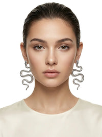 Thumbnail for Sexy and Exaggerated Avant-Garde Snake Earrings For Women Fashion Trendy Rock Jewelry