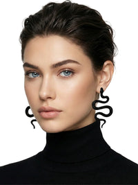 Thumbnail for Sexy and Exaggerated Avant-Garde Snake Earrings For Women Fashion Trendy Rock Jewelry