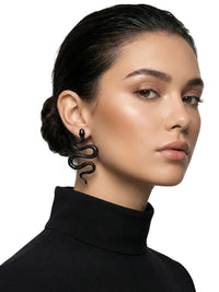 Thumbnail for Sexy and Exaggerated Avant-Garde Snake Earrings For Women Fashion Trendy Rock Jewelry