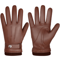 Thumbnail for Sheepskin Genuine Leather Cashmere Lined Gloves Touchscreen Winter Warm Gloves, gloves, mens leather gloves, womens leather gloves, cashmere gloves, driving gloves, leather sport gloves, United States, Canada, Australia, New Zealand, United Kingdom, FR, Black, Grey, Dark Brown, Red Brown, Orange Brown, Brown, S, M, L, XL, XXL, shopdrestiny.com