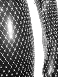 Thumbnail for Shiny Rhinestone Fishnet Dress Long Sleeve O-Neck Hollow Out Side Slit Dress Sexy Cover Up, Dresses, Maxi Dresses, Long Sleeves, One Size, United States, USA, Canada, Australia, New Zealand, United Kingdom, UK, Black, Pink, Deep Pink, White, Orange, Green, Nude, Grey, sparkly fishnet dress, sheer rhinestone dress, mesh rhinestone dress, crystal rhinestone dress, shopdrestiny.com